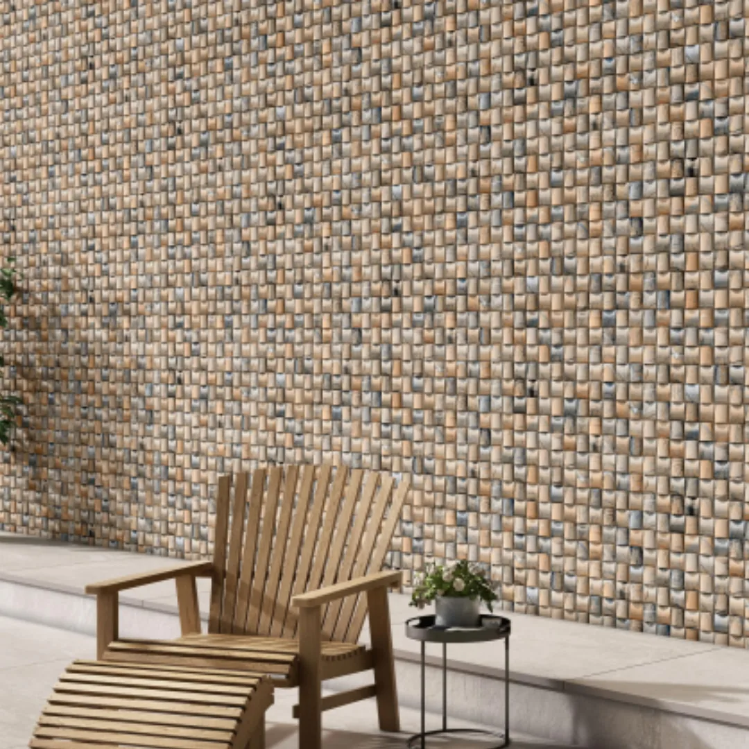 Exotica Tivoli, stone-pattern wall tile for exterior walls